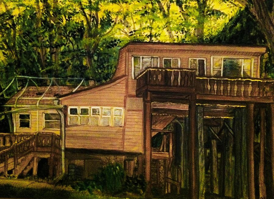 Frankenhouse Painting by Alexandria Weaselwise Busen