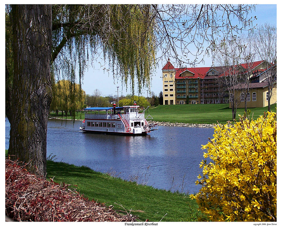 Frankenmuth Riverboat Photograph by Gene Tatroe