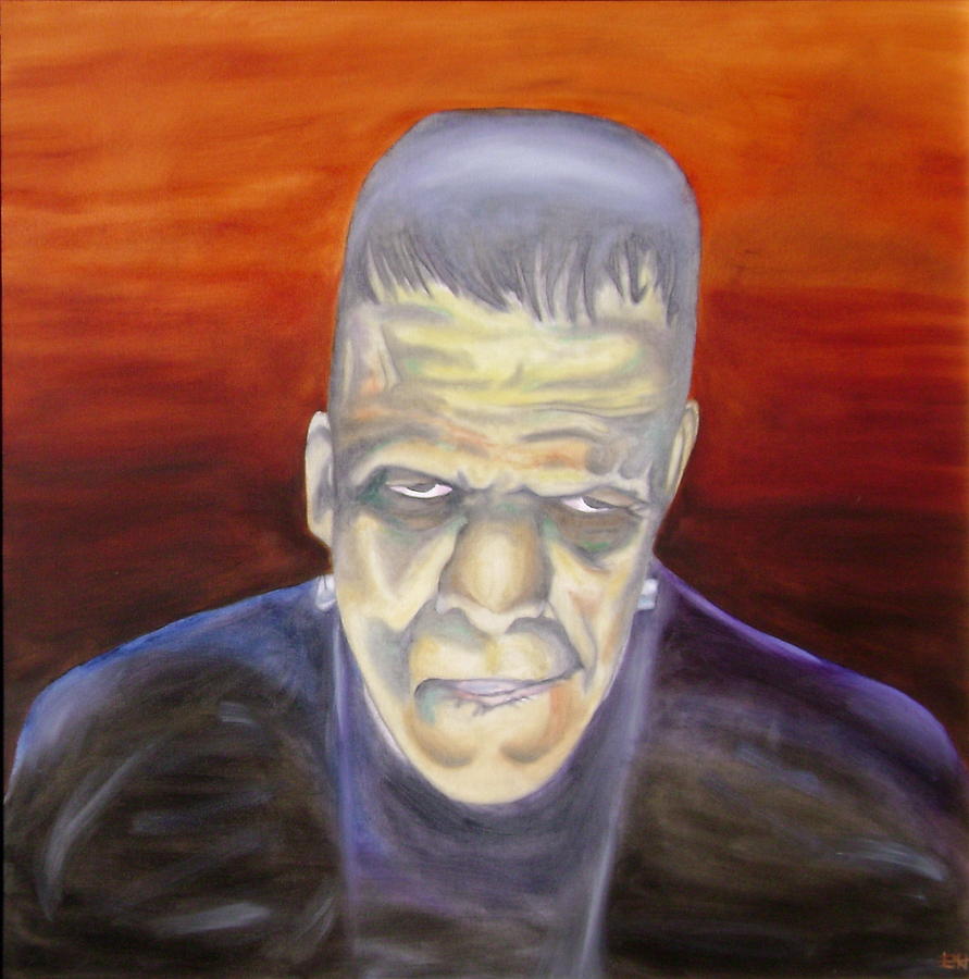 Frankenstein Painting by Bryan Haynes - Fine Art America