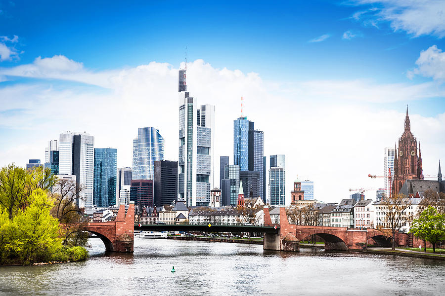Frankfurt am Main skyline Photograph by LeoPatrizi