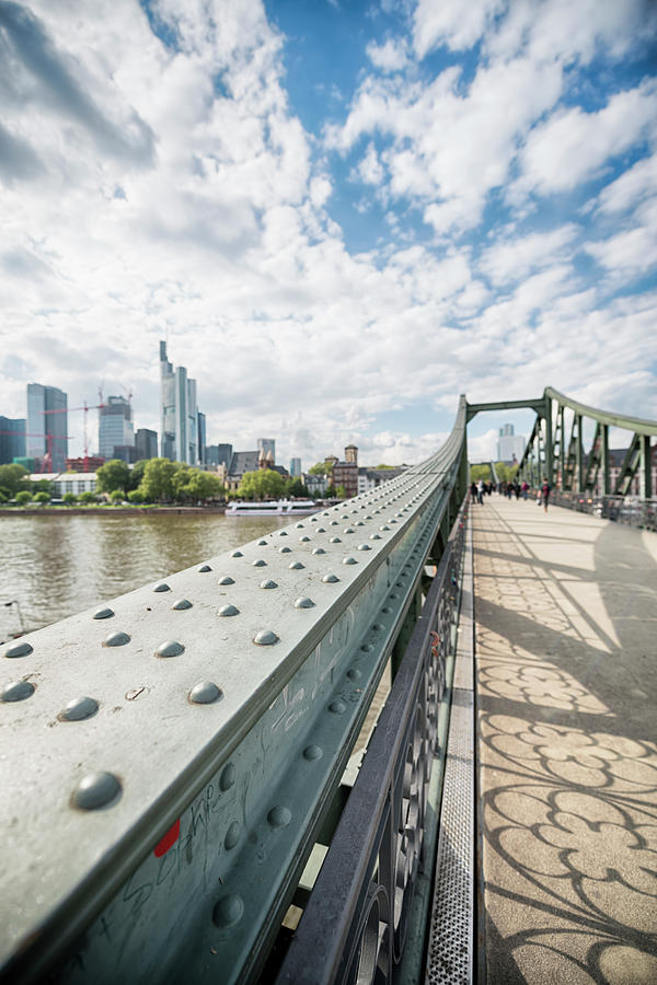 Frankfurt, Eiserner Steg, Skyline Photograph by Kontrast-fotodesign