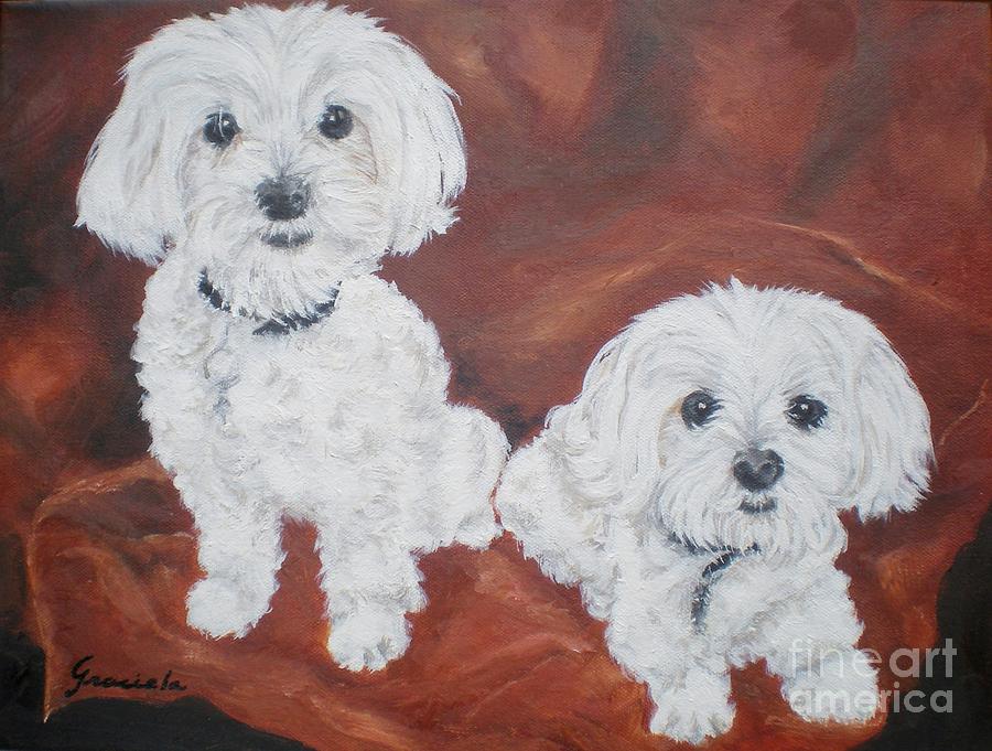 Frankie and Sami Painting by Graciela Castro - Fine Art America