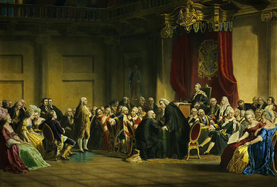 Franklin before the lord's council Painting by Celestial Images - Fine ...