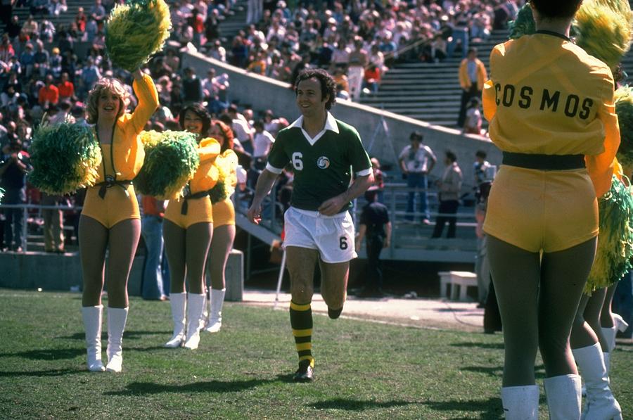 Franz Beckenbauer of New York Cosmos Photograph by Tony Duffy