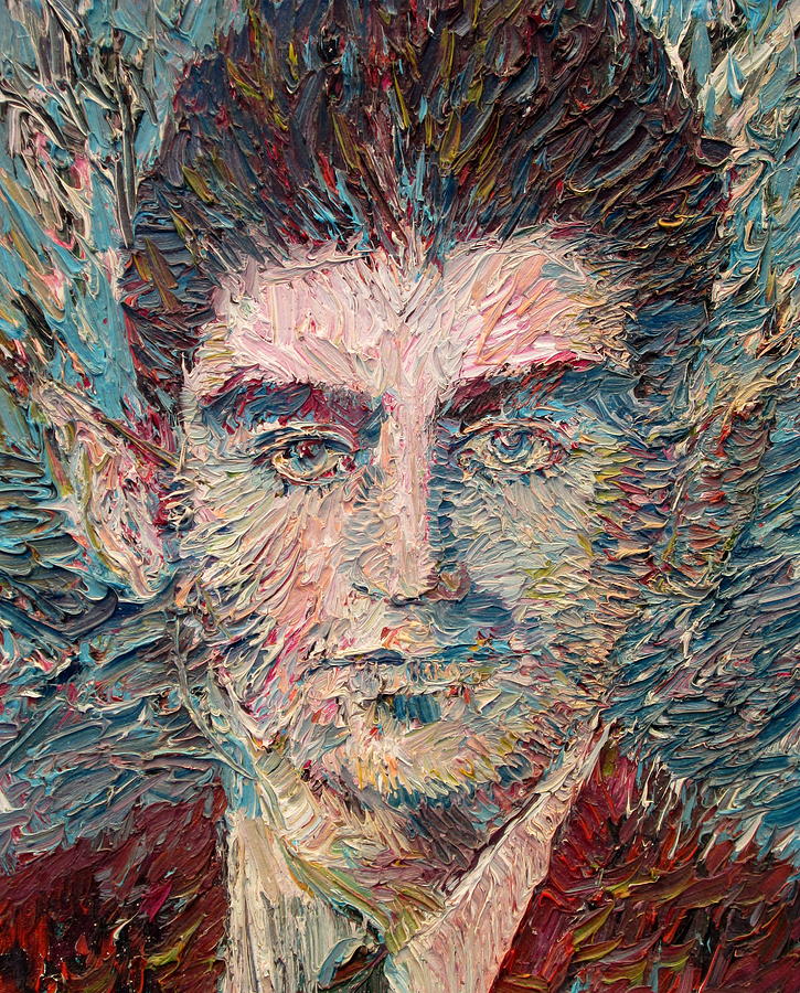Franz Kafka Oil Portrait Painting by Fabrizio Cassetta - Fine Art America