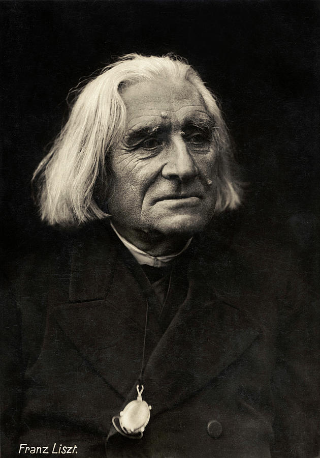 Music Photograph - Franz Liszt Portrait Hungarian by English School