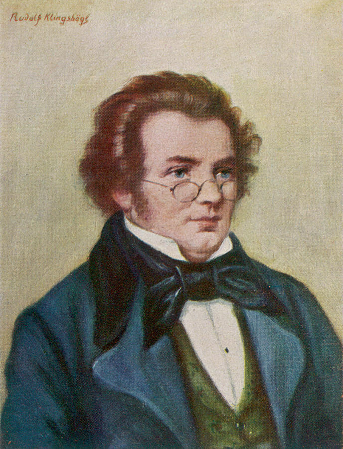 Franz Schubert Austrian Musician Drawing by Mary Evans Picture Library ...