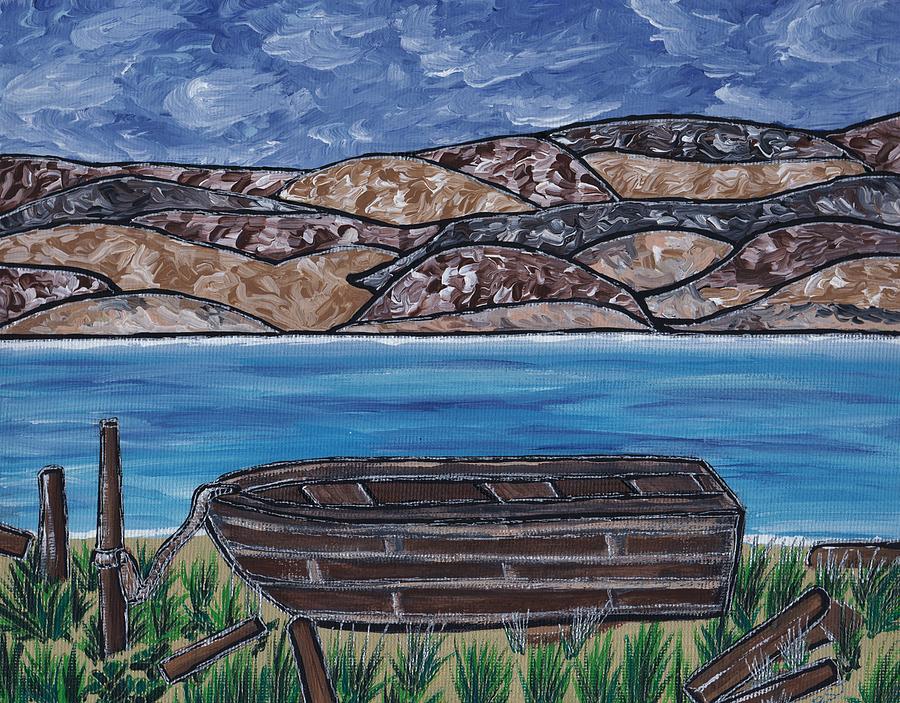 Fraser River British Columbia Painting by Barbara St Jean