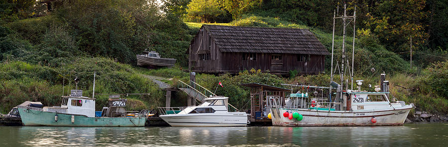 Fraser River Fishing Boats Photograph by Michael Russell