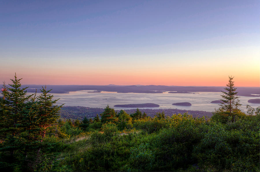 Frenchmans Bay from Cadillac Mountain Photograph by At Lands End Photography