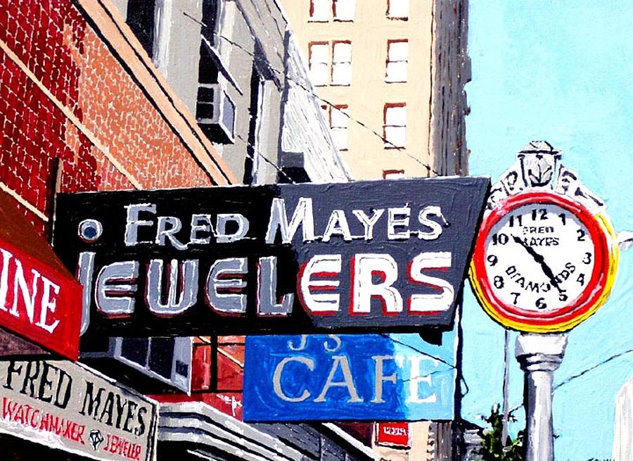Sacramento Painting - Fred Mayes by Paul Guyer