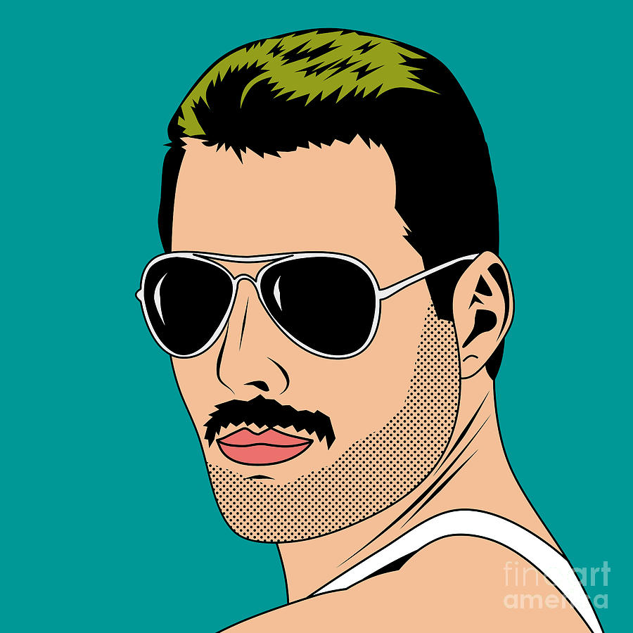 Freddie Mercury Digital Art - Freddie mercury by Mark Ashkenazi