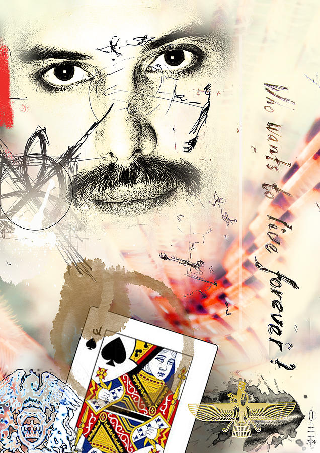 Freddie Mercury Digital Art by Dray Van Beeck