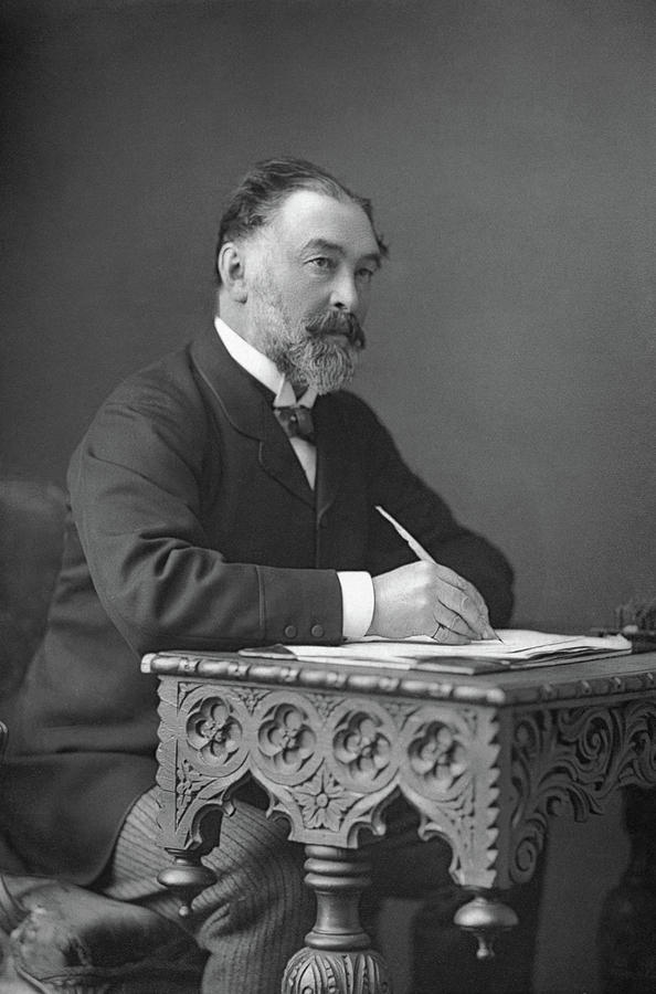 Frederic Harrison (1831-1923) Photograph by Granger
