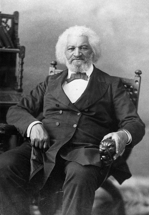 Frederick Douglass(c1817-1895) Photograph by Granger