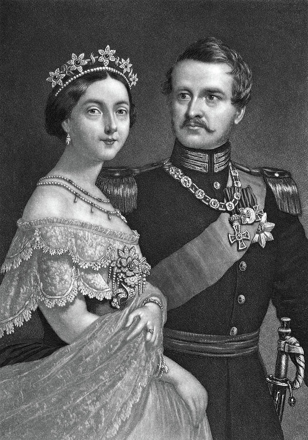 Frederick IIi & Victoria Painting by Granger
