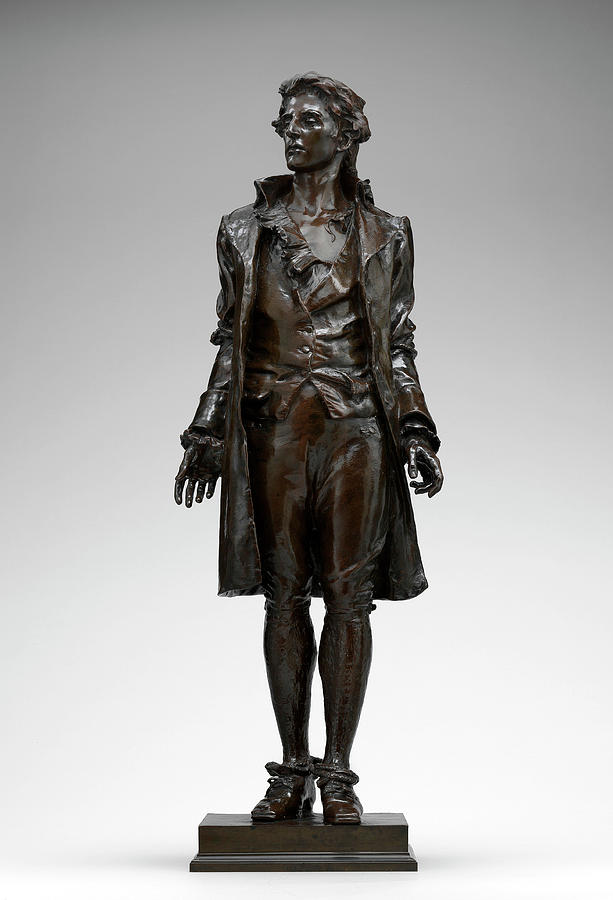 Frederick William Macmonnies, Nathan Hale Drawing by Quint Lox Fine