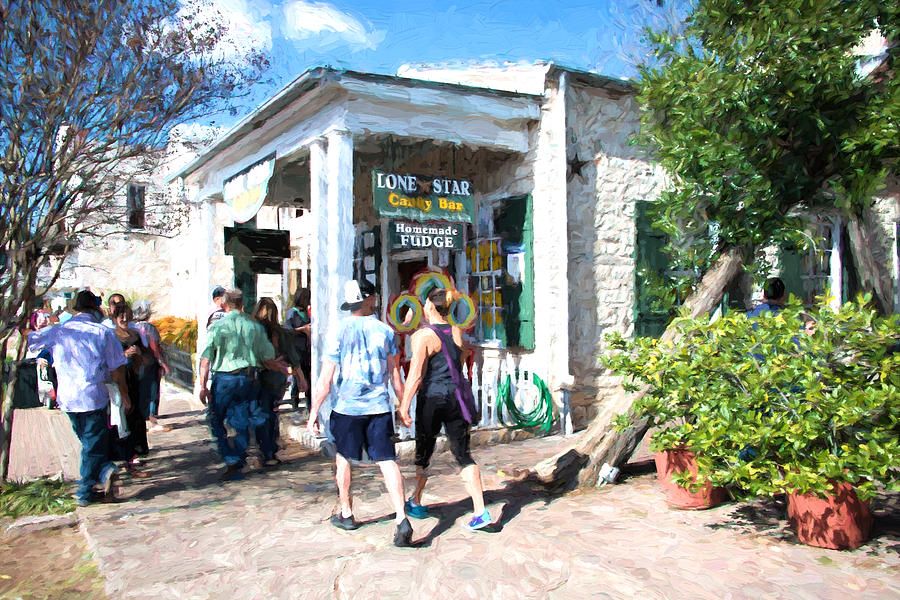 Fredericksburg Texas Candy Shop Photograph by JG Thompson - Pixels