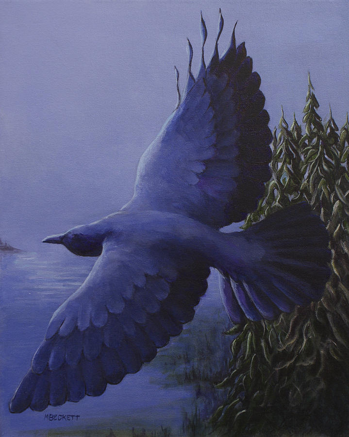 Wildlife Painting - Free Bird by Michael Beckett