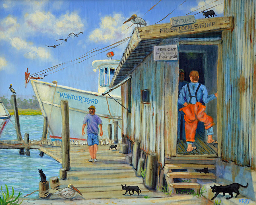 Free Cats ll Painting by Dwain Ray