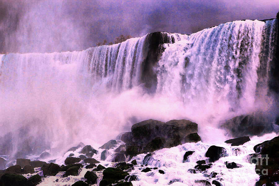 Free Falls Oil effect image Photograph by Tom Prendergast