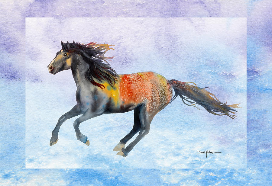 Free Gallop by Daniel Adams Painting by Daniel Adams