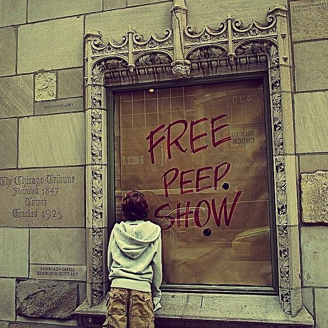 Free Peep Show! Photograph by Gia Marie Houck