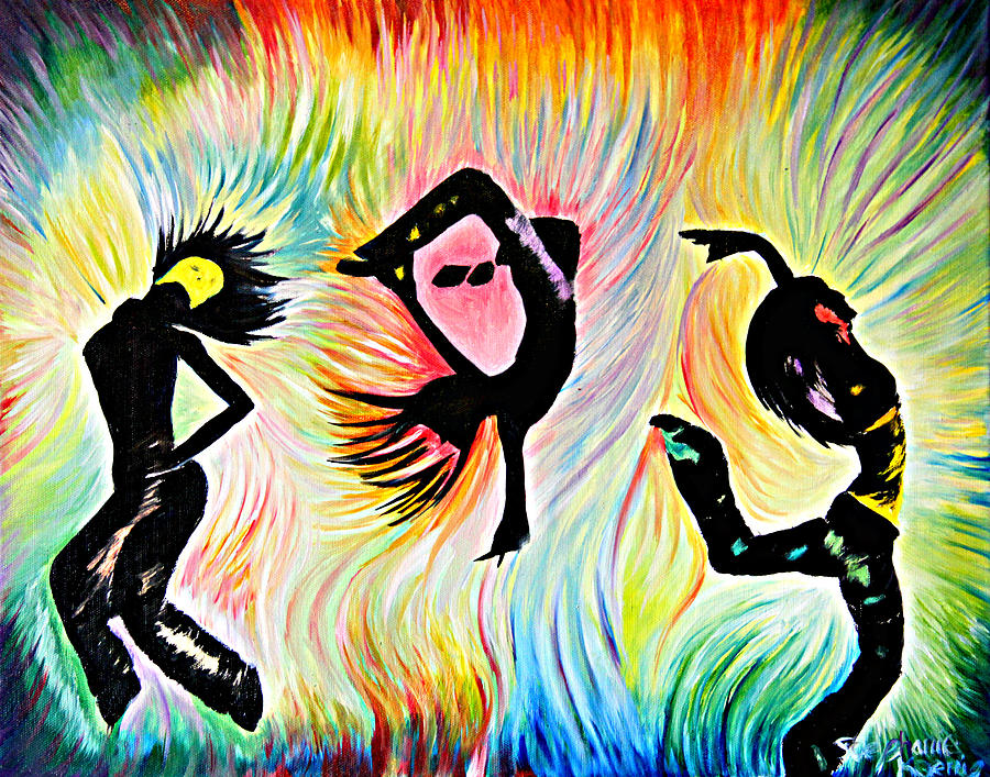 Dance Painting - Free Spirit by Stephanie Koenig