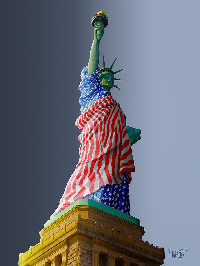Queen Liberty Digital Art by Anthony Mwangi