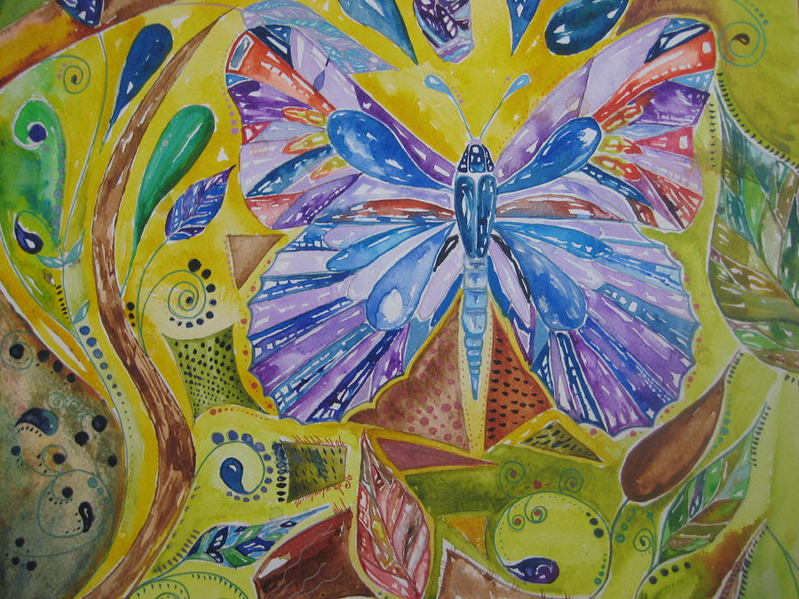 Freedom Butterfly Painting by Rachael Pragnell - Fine Art America