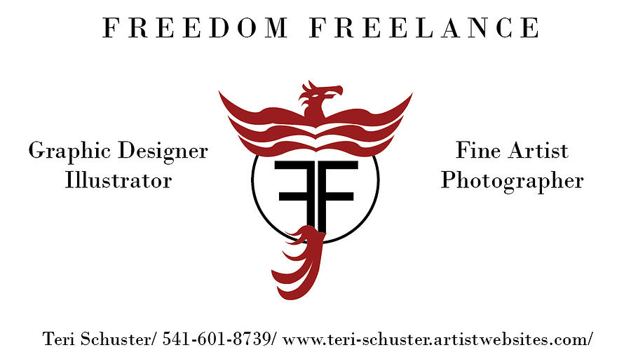 Freedom Freelance Business Card Digital Art by Teri Schuster