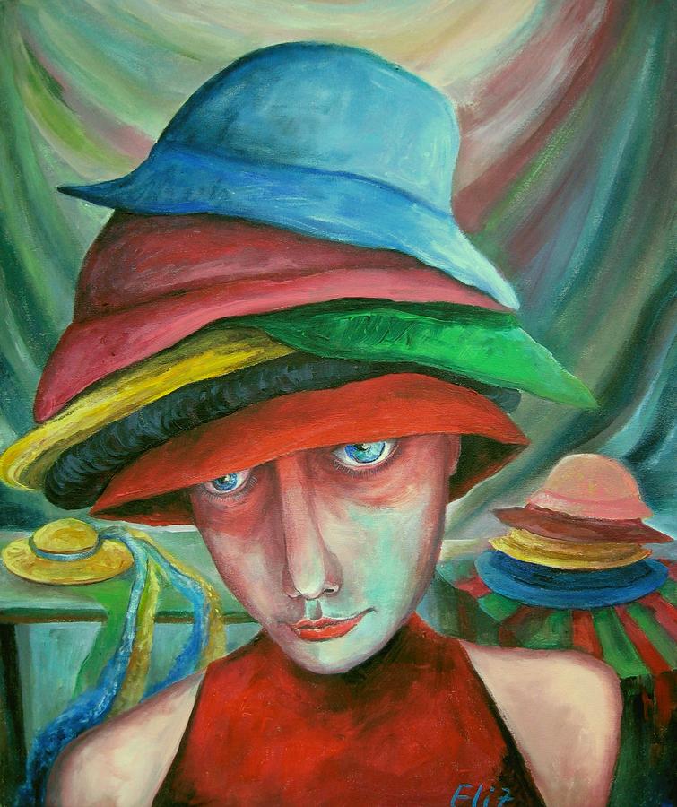 Hat Painting - Freedom Of Choice by Elisheva Nesis