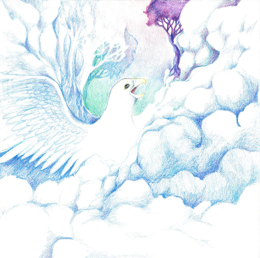 Eagle Drawing - Freedom Oneness Art by Lydia Erickson Eagle Drawing - Freedom Oneness Art by Lydia Erickson