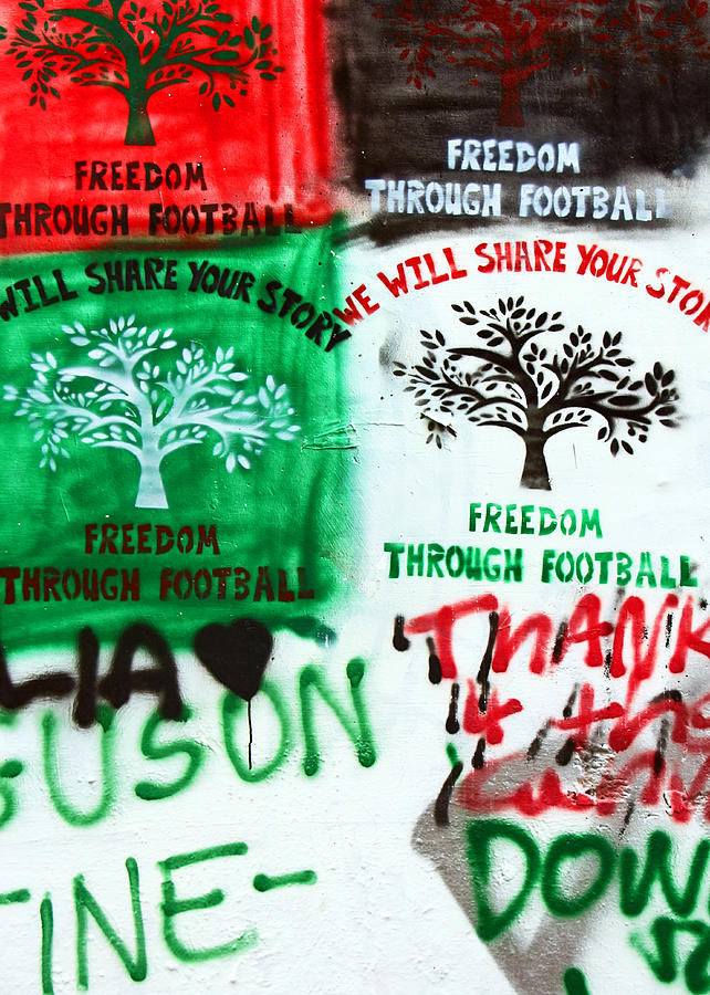 Football Photograph - Freedom Through Football by Munir Alawi