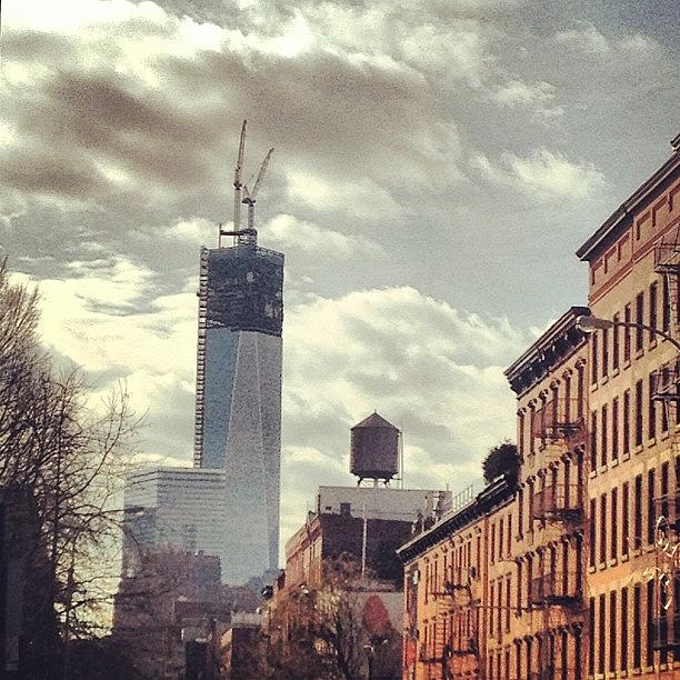New York City Photograph - Freedom Tower Almost Fully Glassed #nyc by Steve Kochurov