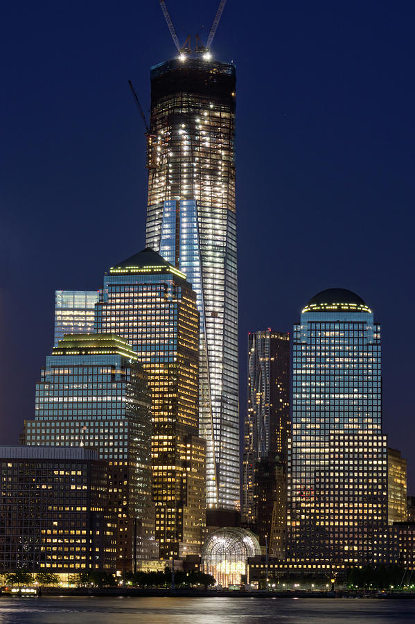 Freedom Tower And New York Syline At Photograph by Siegfried Layda