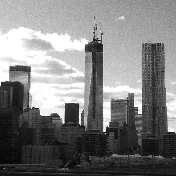 New York City Photograph - Freedom Tower #nyc #blackandwhite by Christopher M Moll