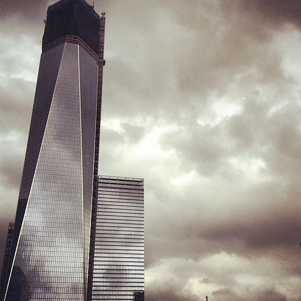 Freedom Tower On Cloudy Saturday Before Photograph by Teresa Mucha