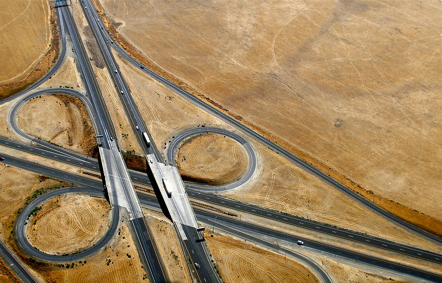 Landscape Photograph - Freeway 1 by Sylvan Adams Landscape Photograph - Freeway 1 by Sylvan Adams