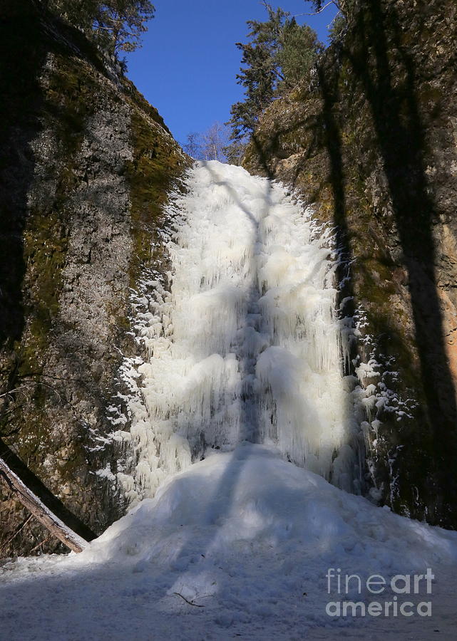 Freezing Waterfall Photograph by Carol Groenen