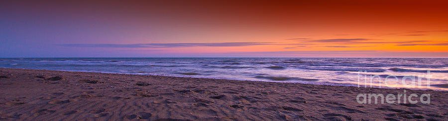 Sunset Photograph - Fregene Lungomare by Marco Crupi