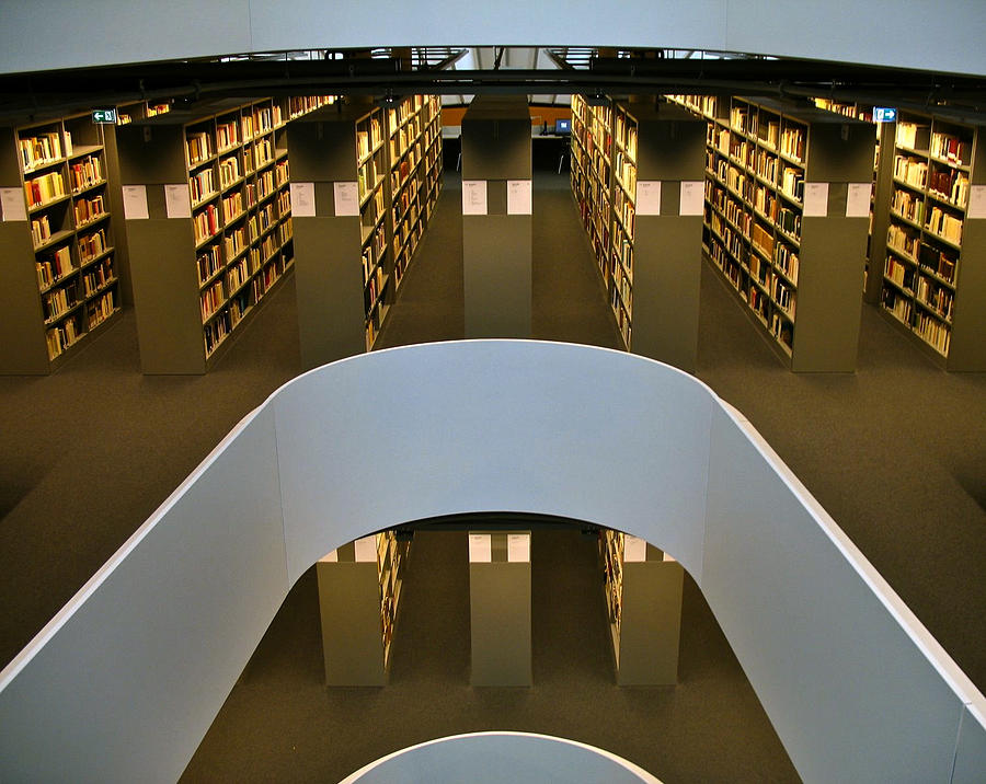 Freie Library Photograph by Lexi Heft