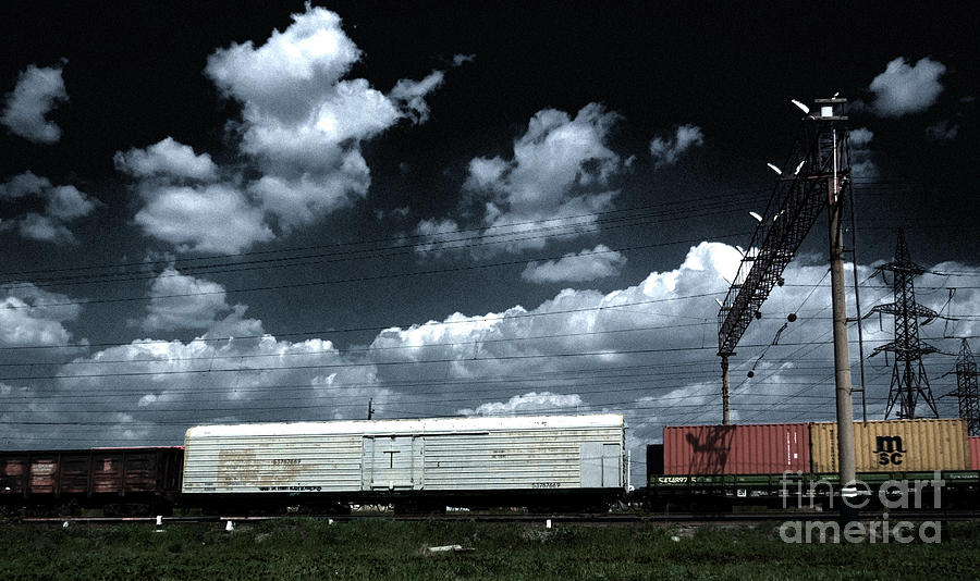 Freight Train 2 Photograph by Evgeniy Lankin