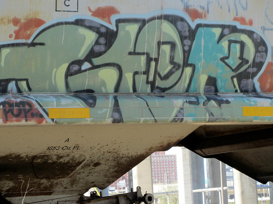Freight Train Graffiti 1 Photograph by Anita Burgermeister