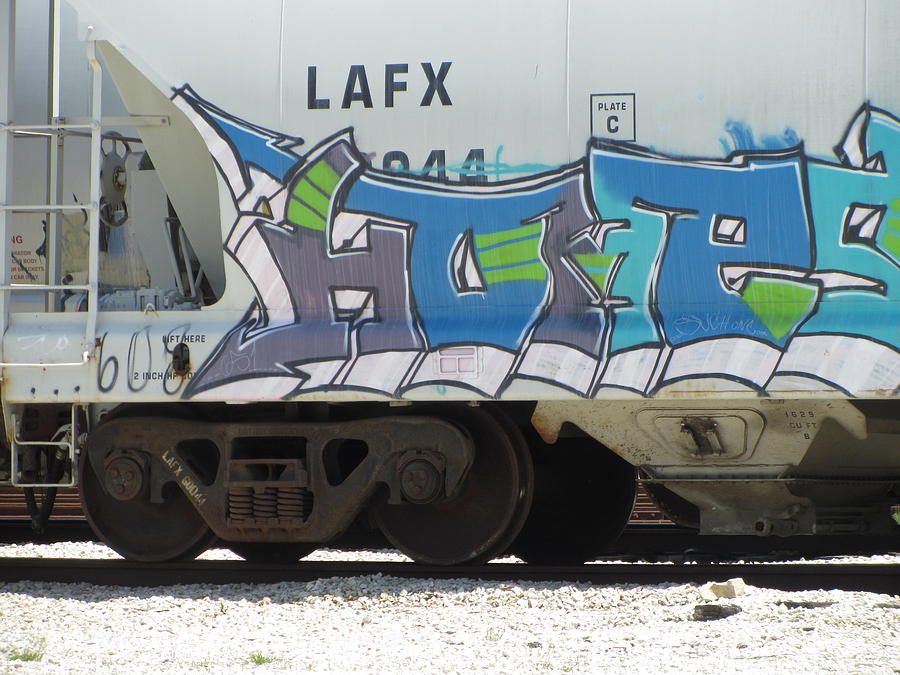 Freight Train Graffiti 5 Photograph by Anita Burgermeister