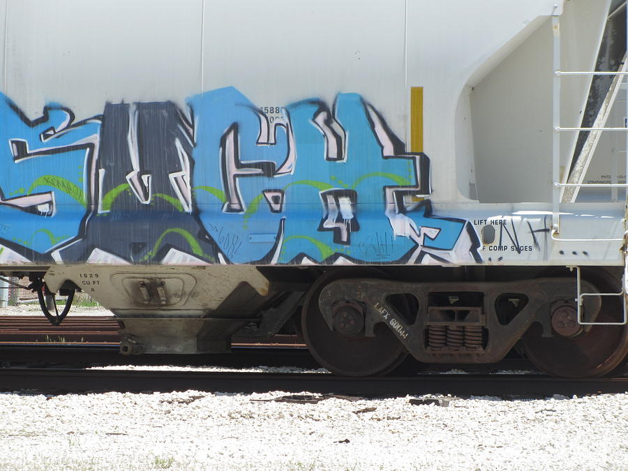Freight Train Graffiti 6 Photograph by Anita Burgermeister