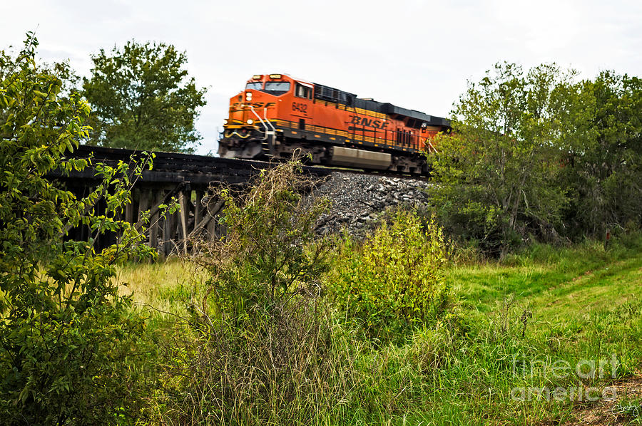 Freight Train in Motion Photograph by Imagery by Charly