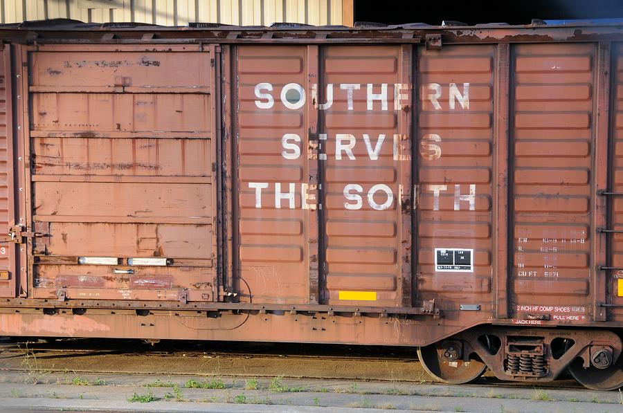 Freight Train-Southern serves the South Photograph by Bradford Martin