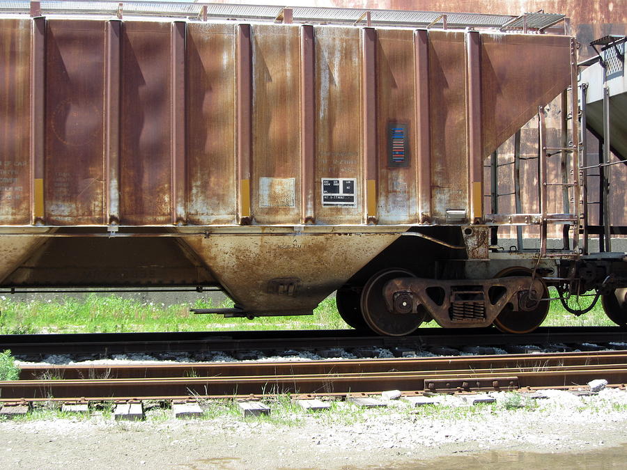 Freight Train Wheels 14 Photograph by Anita Burgermeister