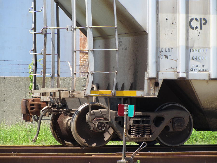 Freight Train Wheels 9 Photograph by Anita Burgermeister